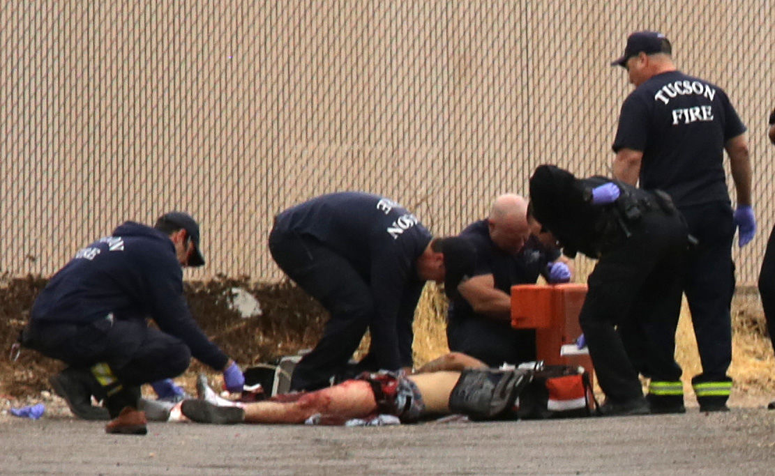 Shooting scene